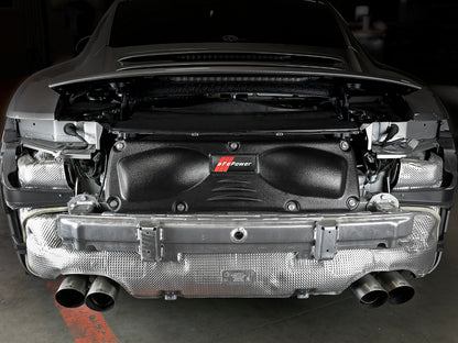 aFe MagnumFORCE Stage-2Si CIA System w/ Pro 5R Filter 12-15 Porsche 911 Carrera S (991) 3.8/3.8L 54-83037R 54-83037R Photo - Mounted