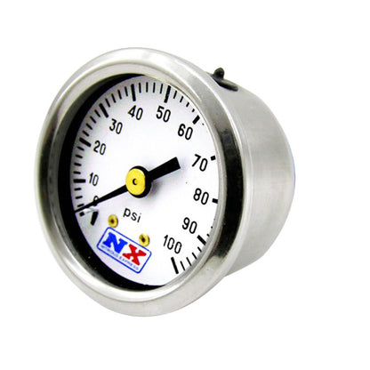 Nitrous Express Fuel Pressure Gauge (0-100 PSI) 15512G 15512G Photo - Primary