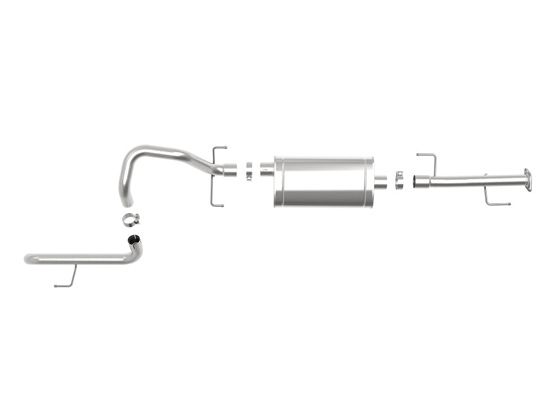 aFe MACH Force-XP 2.5in 409 SS Cat-Back Hi-Tuck Exhaust - 10-19 Toyota 4Runner V6-4.0L 49-46041-1 49-46041-1 Photo - Unmounted