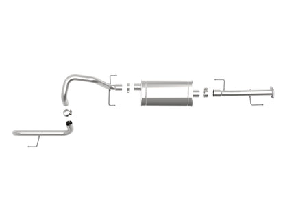 aFe MACH Force-XP 2.5in 409 SS Cat-Back Hi-Tuck Exhaust - 10-19 Toyota 4Runner V6-4.0L 49-46041-1 49-46041-1 Photo - Unmounted