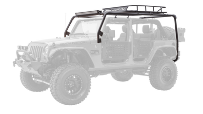 Body Armor 4x4 07-18 Jeep Wrangler JK 4 Door Cargo Roof Rack Box 2 Of 2 JK-6124-2 JK-6124-2 Photo - Primary