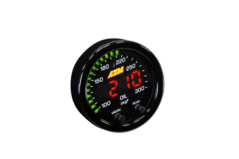 AEM Electronics Engine Coolant Temperature Gauge 30-0302 Photo - out of package