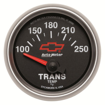 Autometer Gauge TransT 2" 100-250 Deg. F Elec Gm Bowtie Black 3649-00406 Photo - Primary