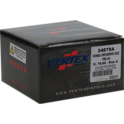 Vertex Pistons Vertex Piston 22-24 Honda CRF 250 R 250cc Forged High Compression Piston Kit 14.4:1 Comp. 24579A 24579A Photo - Primary