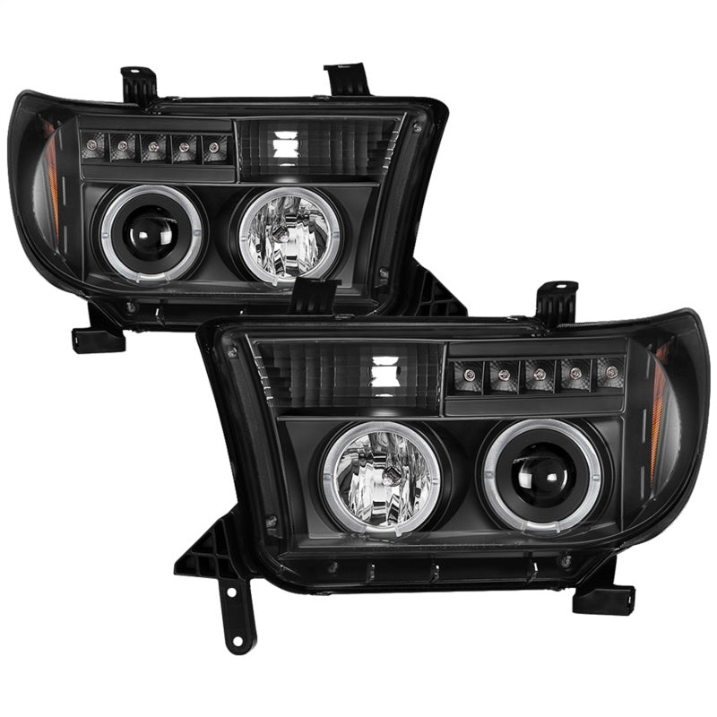 Spyder Signature Toyota Tundra 07-13 / Sequoia 08-13 Projector Headlights - (PRO-YD-TTU07-HL-BKV2) 5086044 5086044 Photo - Primary
