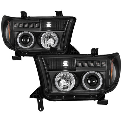Spyder Signature Toyota Tundra 07-13 / Sequoia 08-13 Projector Headlights - (PRO-YD-TTU07-HL-BKV2) 5086044 5086044 Photo - Primary