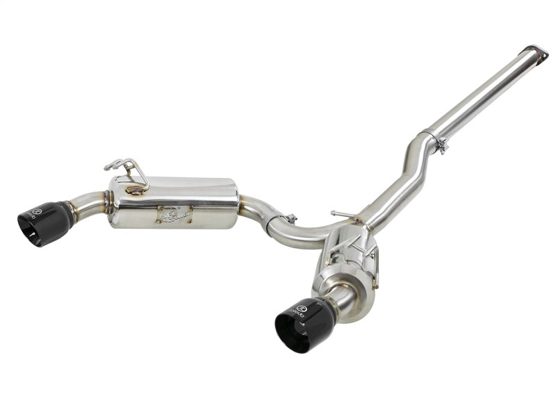 aFe Takeda 3 IN To 2-1/2 IN 304 Stainless Steel Cat-Back Exhaust System 49-36701-B Photo - Primary