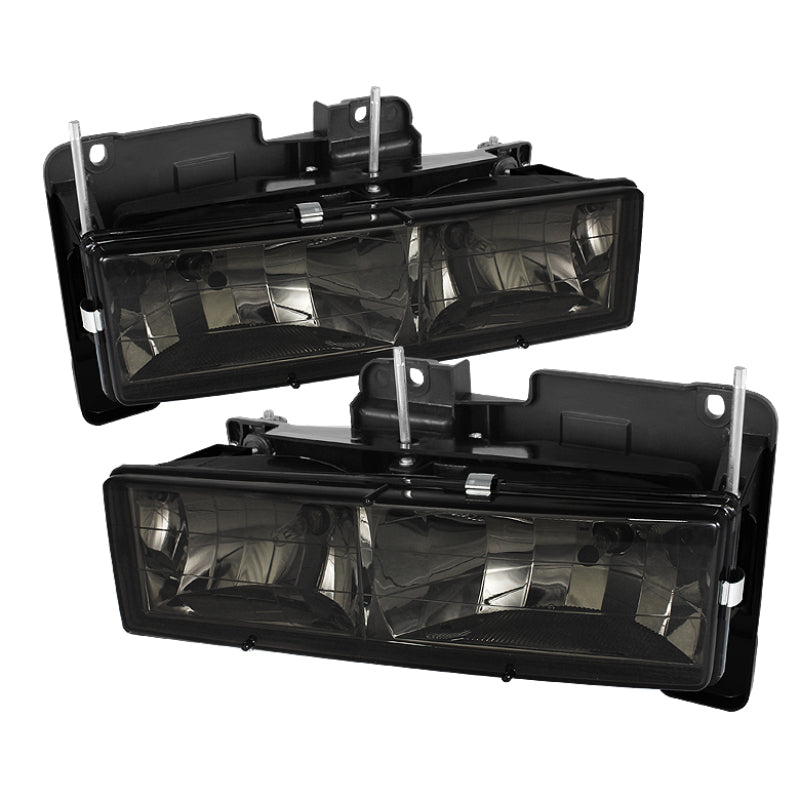 SPYDER Xtune Chevy Suburban 88-98 Crystal Headlights Smoke HD-JH-CCK88-SM 5069450 5069450 Photo - Primary