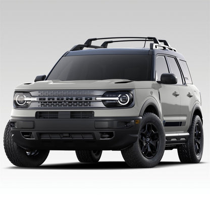 Ford Racing 21-22 Bronco Sport 17 Wheel Kit - Gloss Black M-1007K-BS17GB M-1007K-BS17GB Photo - Mounted