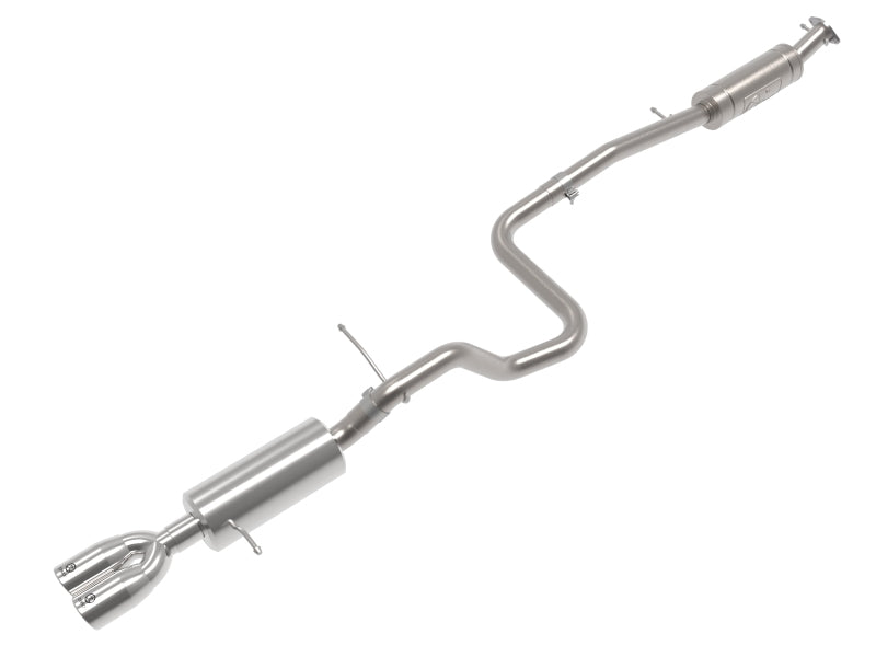 aFe Takeda Series 2 1/2in 304 SS Cat-Back 14-19 Ford Fiesta L4-1.6L (t) w/Polished Tip 49-33140-P 49-33140-P Photo - Primary