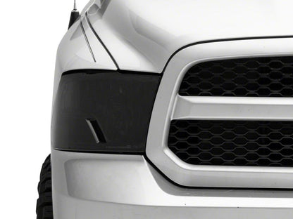 Raxiom 09-18 Dodge RAM 1500 Axial OEM Rep Headlights w/ Single Bulb- Chrome Housing (Smoked Lens) R118019 R118019 Photo - Close Up