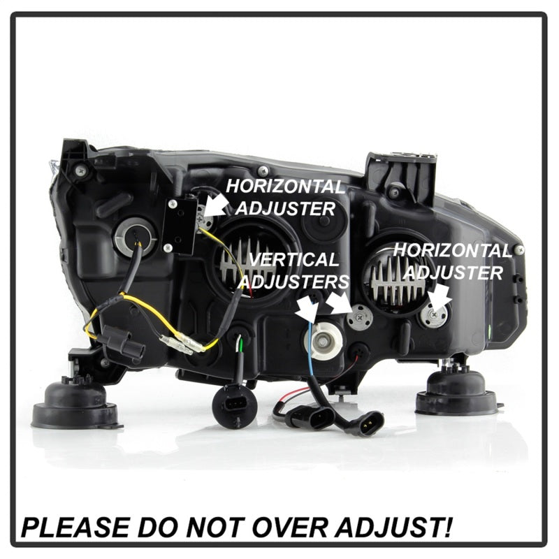 Spyder Honda Civic 16-18 2DR/4DR/Hatchback Headlight Black PRO-YD-HC16PL-SEQ-BK 5087539 5087539 Photo - Unmounted