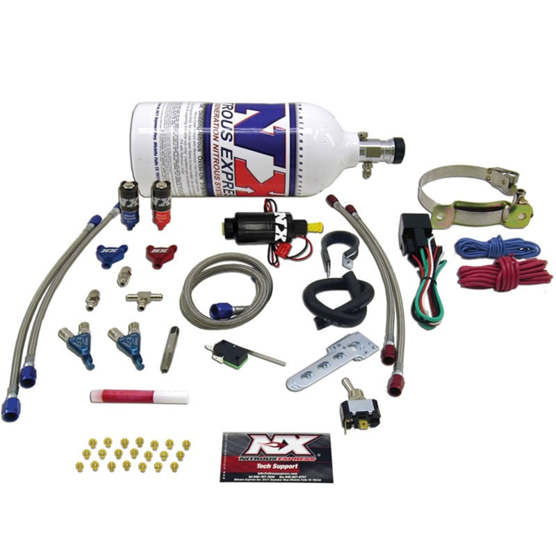 Nitrous Express 2 Cyl Piranha Nitrous Kit w/o Bottle 60002-00P 60002-00P Photo - Primary