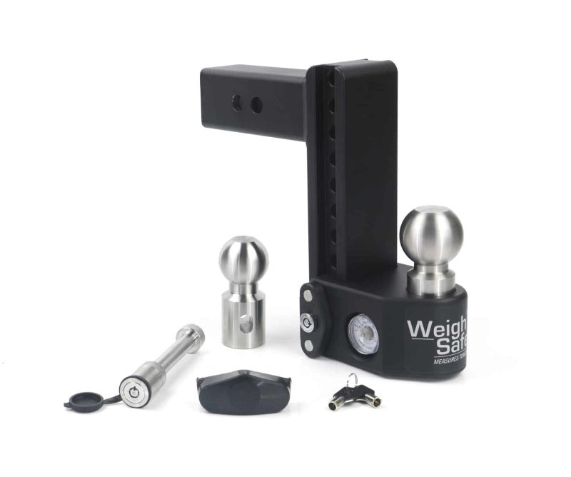 Weigh Safe 8in Drop Hitch w/Built-in Scale & 2.5in Shank (10K/22K GTWR) w/WS05 - Steel SWS8-2.5-KA SWS8-2.5-KA User 1