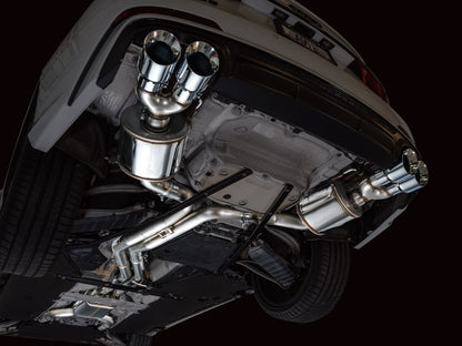AWE Tuning 19-23 Audi C8 S6/S7 2.9T V6 AWD Touring Edition Exhaust - Chrome Silver Tips 3015-42103 3015-42103 Photo - Mounted