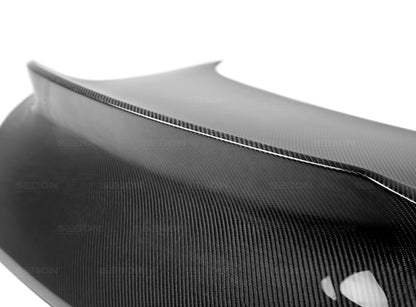 Seibon Carbon Fiber Trunk Lid for 2008-2013 Infiniti G37 2dr and 2014-2015 Q60 2dr TL0809INFG372D-C Photo - Primary