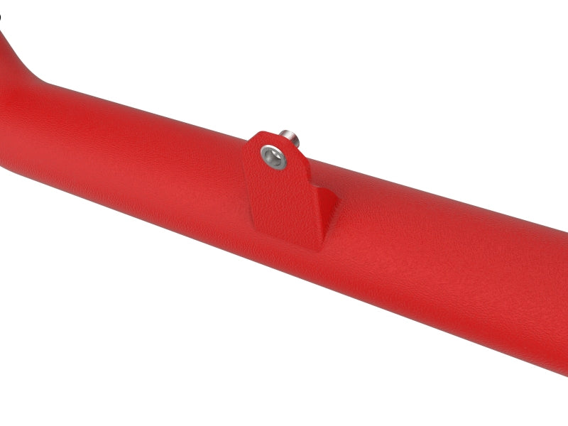 aFe 22-23 Ford Explorer BladeRunner Aluminum Hot and Cold Charge Pipe Kit - Red 46-20674-R 46-20674-R Photo - Close Up