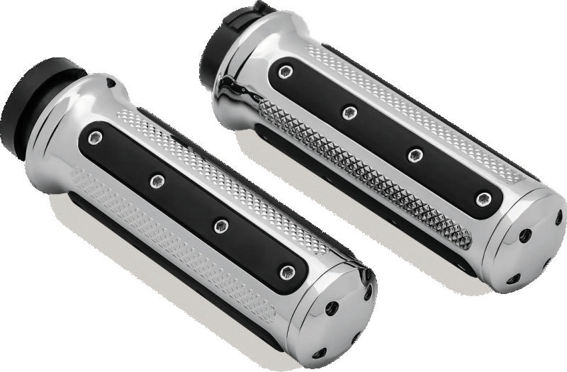 Kuryakyn Hvy Ind Grips Tbw Chr 6122 6122 Photo - Primary