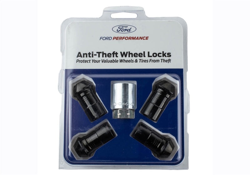 Ford Racing M14 x 1.5 Black Security Lug Nut Kit - Set of 4 M-1A043-A M-1A043-A Photo - Unmounted