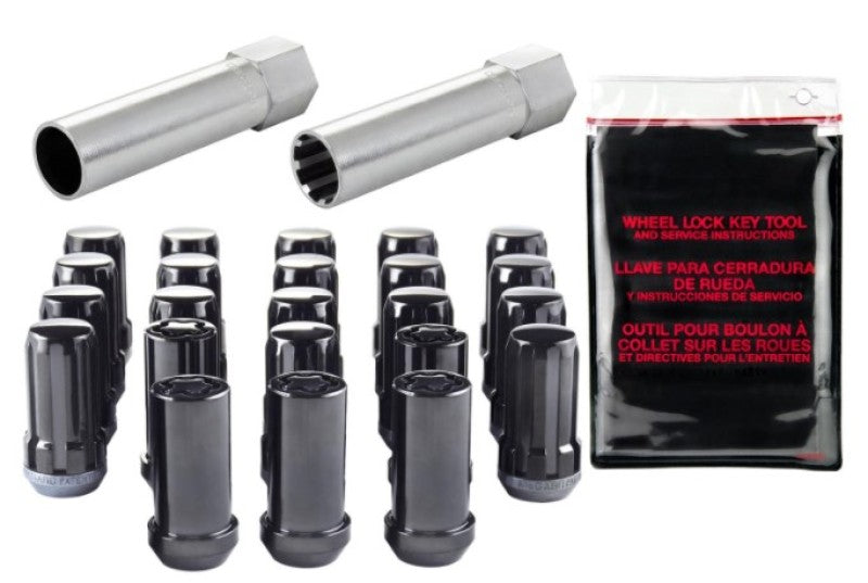 McGard SplineDrive Tuner 23-PC Jeep JL Install Kit w/Locks & Tool (Cone) M14X1.5 / 22m Hex - Black 65585BK 65585BK User 1
