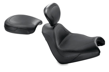 Mustang Motorcycle Mustang 05-08 Honda VTX1800F Sport Touring Solo Seat w/Driver Backrest - Black 79464 79464 Photo - Primary