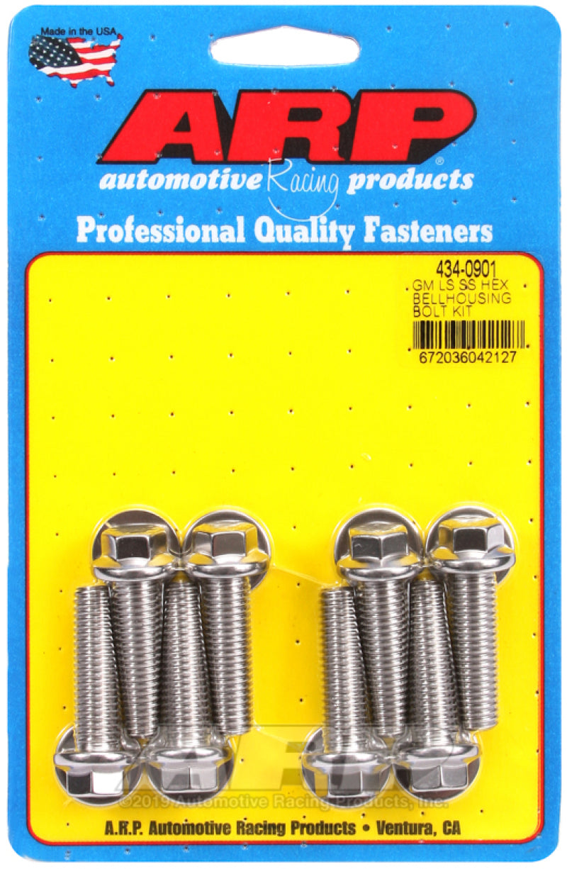 ARP GM LS hex Bellhousing Bolt Kit 434-0901 Photo - Primary