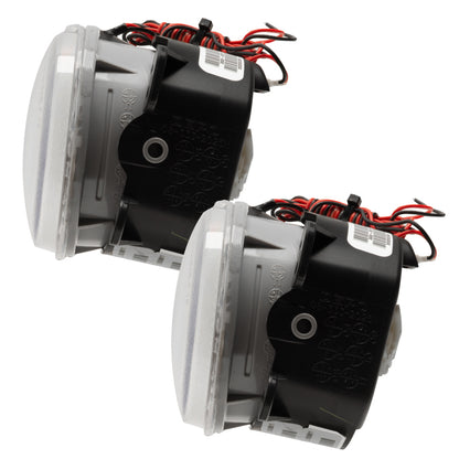 ORACLE Lighting 10-15 Jeep Wrangler JK Pre-Assembled LED Halo Fog Lights -Amber 7159-005 7159-005 Photo - Mounted