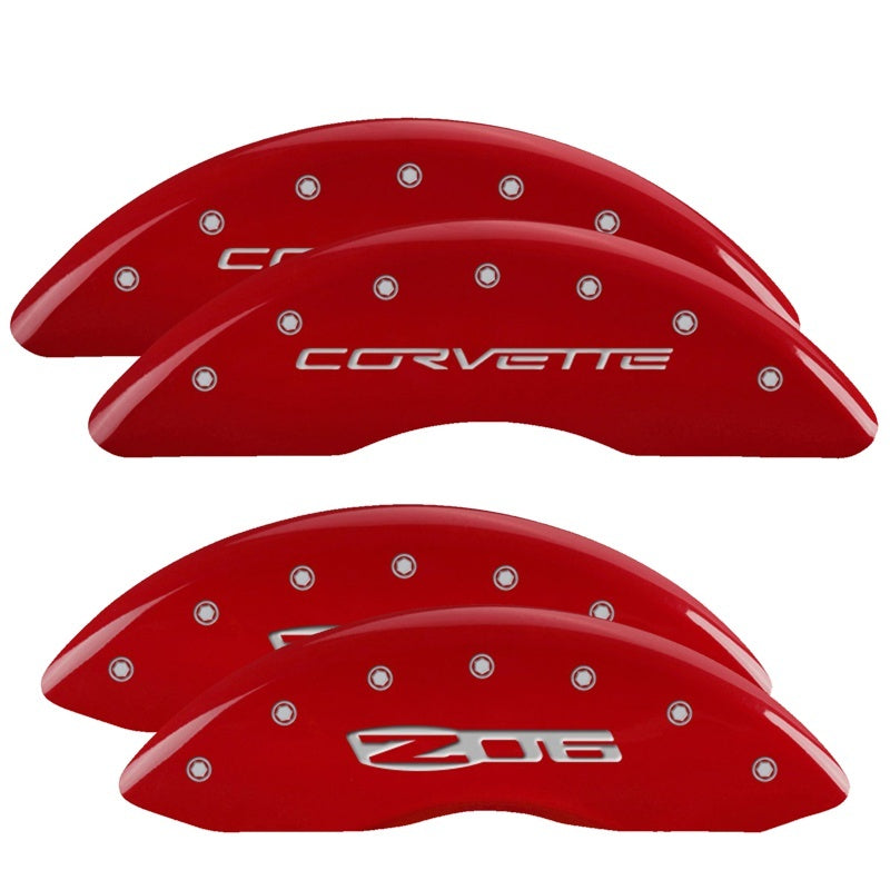 MGP Caliper Covers Set of 4 13083SCZ6RD Photo - Primary