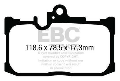 EBC Disc Brake Pad Set DP43017R Photo - Primary
