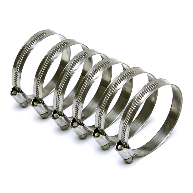 HPS Performance Stainless Steel Embossed Hose Clamps