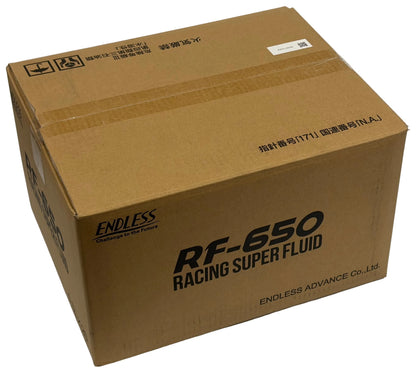 Endless RF‑650 Racing Brake Fluid 500 mL - 613°F Dry Boiling Point, Motorsport Grade RF650