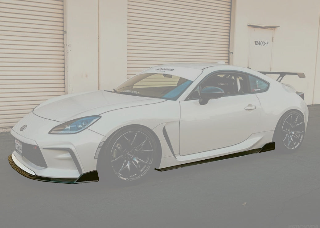 EXCEED JAPAN Side Diffuser (FRP) - Toyota GR86 / Subaru BRZ (2022+)