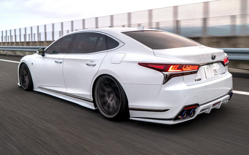 Lexon Rear Under Diffuser (FRP) - Lexus LS500 / 500h (2018+)