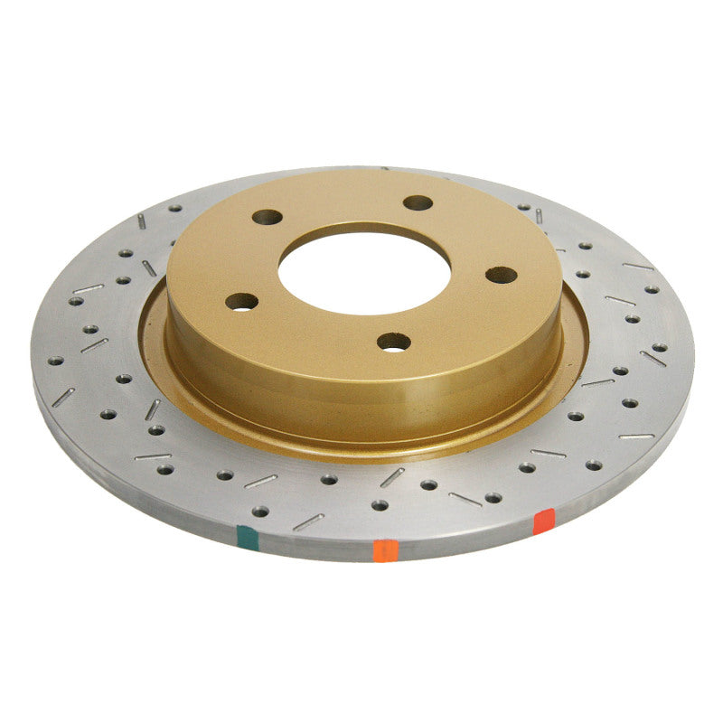 DBA 04-05 Mazda 3 2.3L / 06+ MazdaSpeed3 Rear Drilled & Slotted 4000 Series Rotor 42957XS 42957XS Photo - out of package