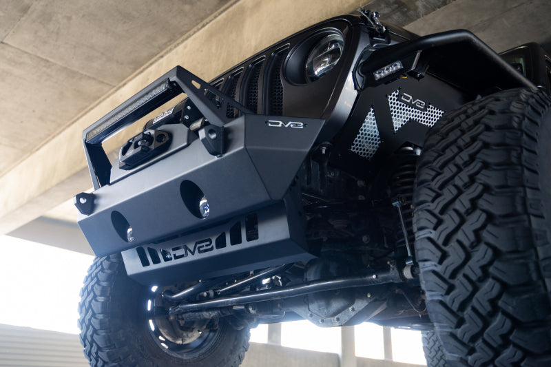 DV8 Offroad 18-23 Jeep Wrangler JL/JT Front Bumper Sway-Bar Disconnect Motor Skid Plate SPJL-02 SPJL-02 Photo - Unmounted