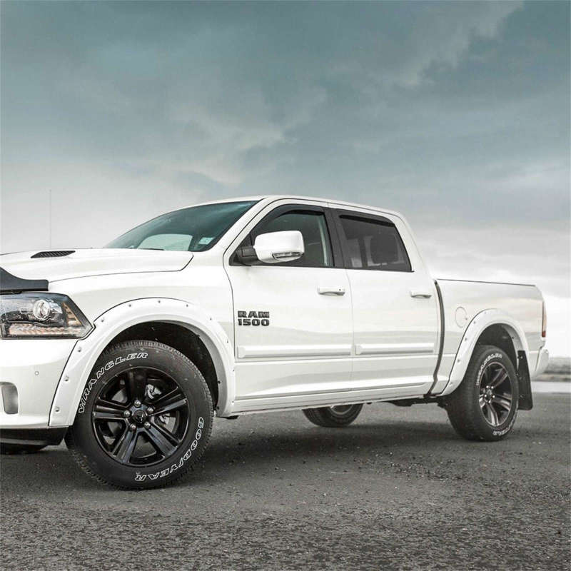 EGR 09+ Dodge Ram LD Bolt-On Look Color Match Fender Flares - Set - Bright White 792654-PW7 792654-PW7 Photo - Mounted