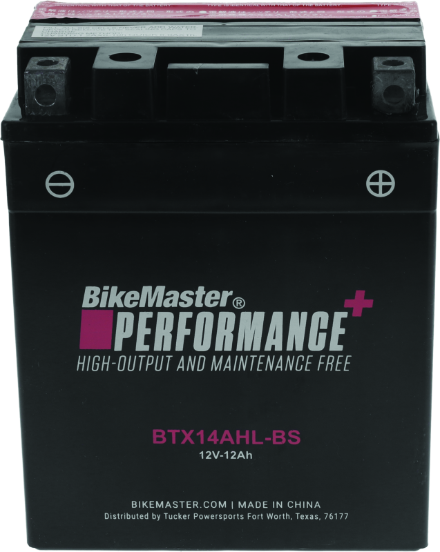 BikeMaster BTX14AHL-BS Battery 781307 781307 Photo - Primary