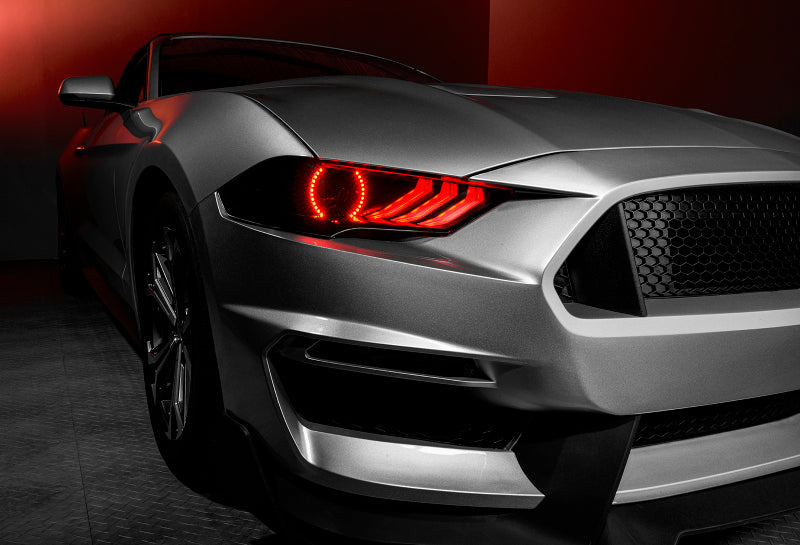 ORACLE Lighting Oracle 18-21 Ford Mustang Dynamic DRL Upgrade w/ Halo Kit & Sequential Turn Signal - ColorSHIFT 1446-332 1446-332 User 5