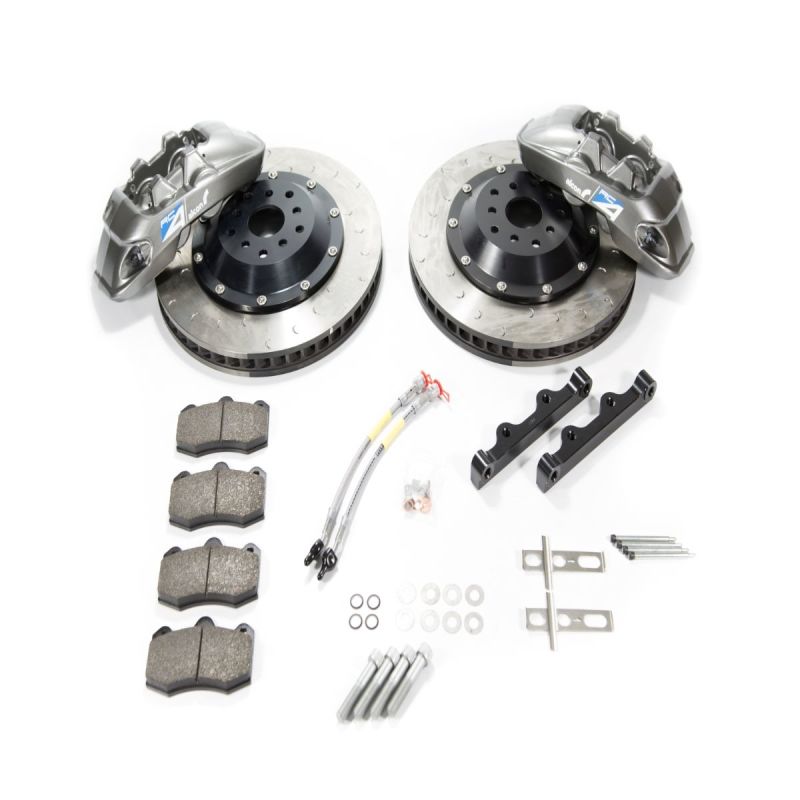 Alcon 2009+ Nissan GT-R R35 380x33mm Rotor Sky Blue 4 Piston Caliper RC4 Rear Axle Kit BKR6959B05 BKR6959B05 Photo - Primary