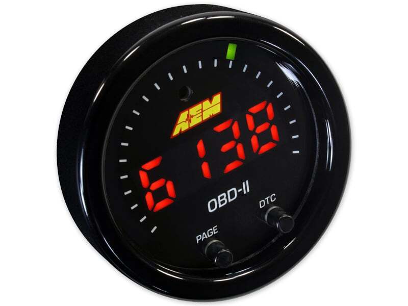 AEM Electronics X-Series OBDII Digital Datastream Gauge Black Bezel & Black Face plate 30-0311 Photo - out of package
