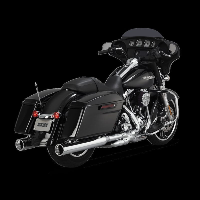 Vance and Hines Monster Round Slip-Ons Chr 16773