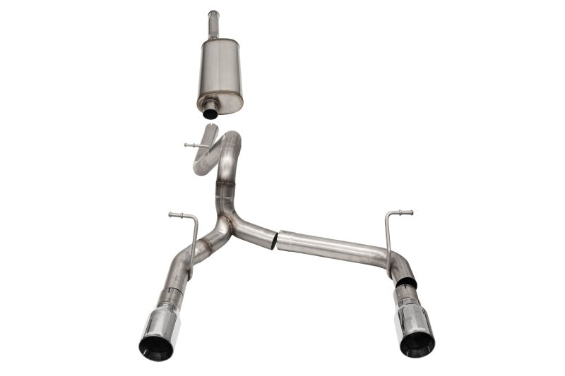 Corsa 18-21 Jeep Wrangler JLU 3.6L 2.75in Sport Cat-Back Exhaust w/ 4in Tips 21124 21124 Photo - Primary