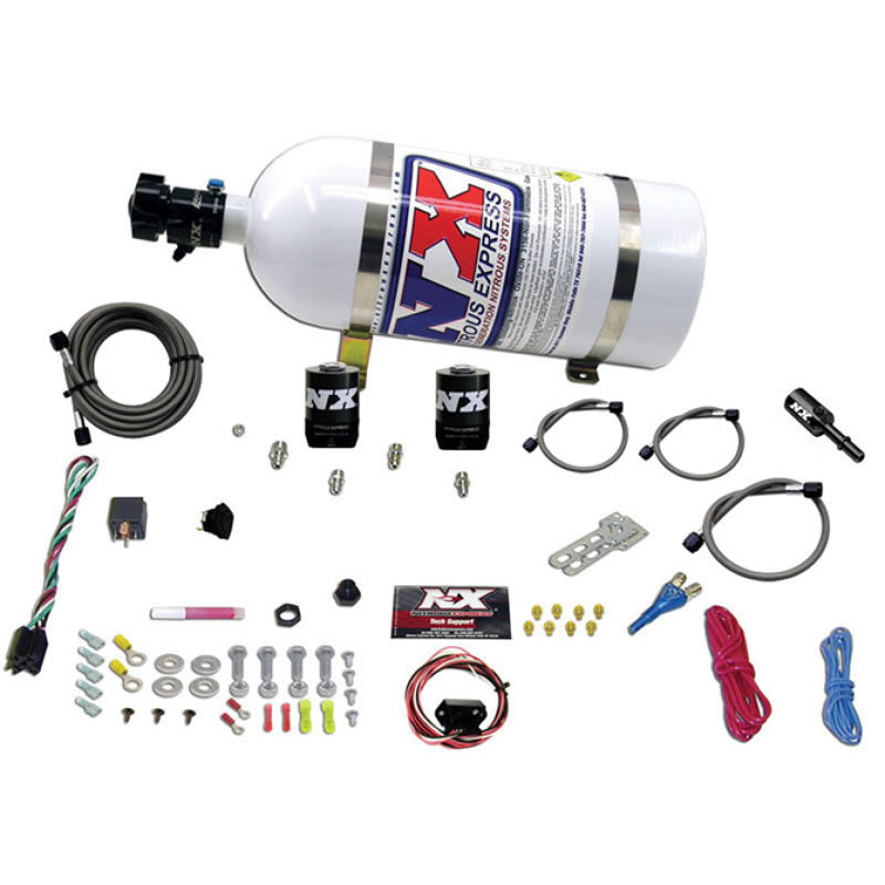 Nitrous Express Dodge Hemi/SRT8 Single Nozzle Fly By Wire Nitrous Kit (35-150HP) w/10lb Bottle 20918-10 20918-10 Photo - Primary