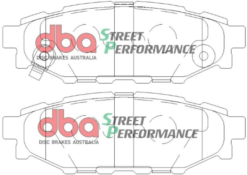 DBA 08 Subaru WRX SP500 Rear Brake Pads DB1803SP DB1803SP Photo - out of package