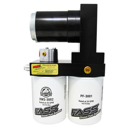 FASS Fuel Systems FASS 98.5-04.5 Dodge 2500/3500 Cummins 100gph Titanium Fuel Air Separation System TS D08 100G TSD08100G TSD08100G User 1