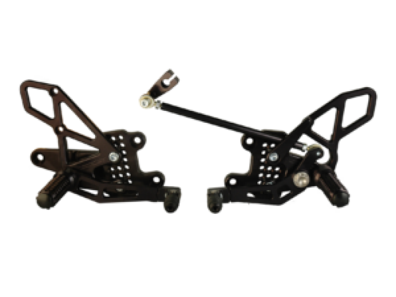 Vortex Racing 08-16 Honda CBR1000 RR Adjustable Rearsets- Black RS273K RS273K Photo - Primary