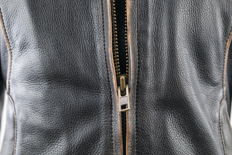 Kuryakyn Leather By River Road Dame Vintage Leather Jacket Black Womens - Small 094388 094388 User 3