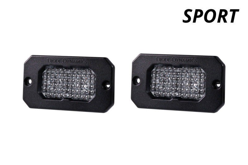 Diode Dynamics Stage Series 2 In LED Pod Sport - White Flood Flush ABL (Pair) DD6427P DD6427P User 1