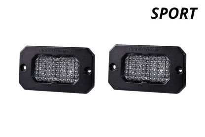 Diode Dynamics Stage Series 2 In LED Pod Sport - White Flood Flush ABL (Pair) DD6427P DD6427P User 1
