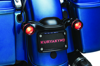 Kuryakyn Curved Lic Plate Mount Blk 3147 3147 User 1